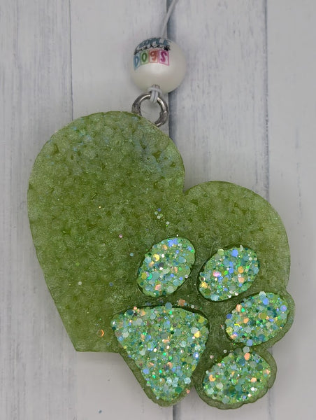 Paw Print on Heart